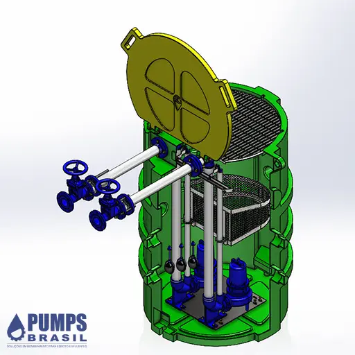 Elevatória de Esgoto Pré-Fabricada
