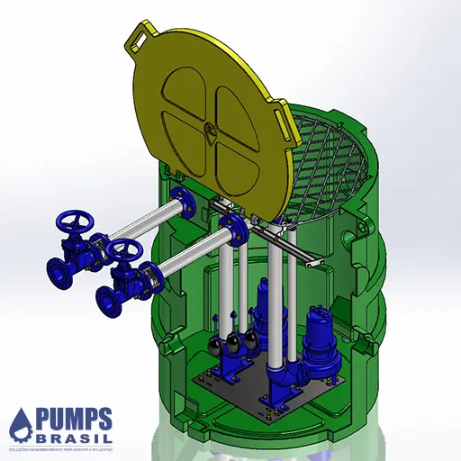 Elevatória para Esgoto Pré-Fabricada